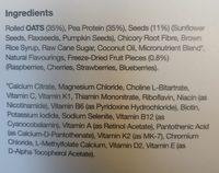 Granola Berry Flavor Ingredients