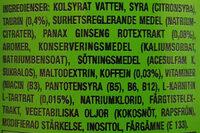 Monster Energy Ultra Paradise Ingredients