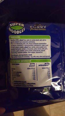 Super Noodles Mild Curry