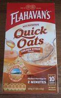 Flahavan's Quick Oats (Golden Syrup Flavour) Report Card