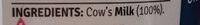 Dunnes Stores Whole Milk Ingredients