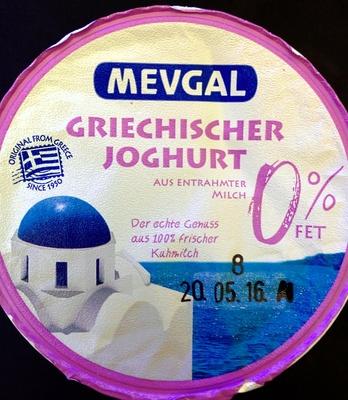 Griechischer Joghurt 0% Fet