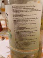 Olive Greche Verdi Farcite Con Mandorle Ingredients