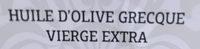Huile D'olive Grecque Vierge Extra Ingredients