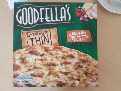 Stonebaked Thin Pizza: Chicken With Italian Style Dressing