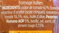 Sauce Calabrese Ingredients