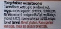 Keizersbroodjes Ingredients