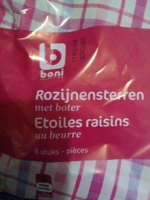 Toiles Raisins Au Beurre