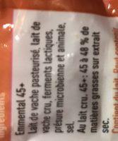 Emmental Ingredients