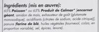 Btonnets De La Mer Ingredients