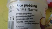 Pudding Riz Vanille  Report Card