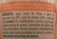 Almendra De Leyenda Mango-Maracuy AdeS Ingredients