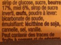 Gaufre Fourre Au Miel Ingredients