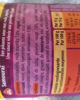 D&L, Samourai Ingredients