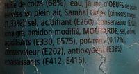 Sauce Samurai Ingredients