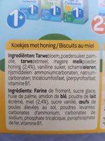 Biscuits Nounours Au Miel Ingredients