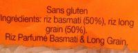 Riz Parfum (basmati & Indica) Ingredients