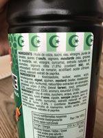 950ML Sauce Algerienne Colona Ingredients