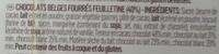 Fins Chocolats Belges Fourrs Crme Feuilletine Ingredients