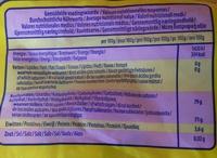 Super Barbecue Marshmallows Nutrition Label