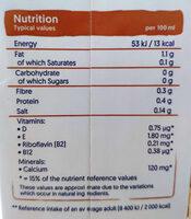 Roasted Almond No Sugars Nutrition Label