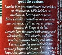 Kriek Original Ingredients