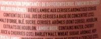 Kriek Lambic Ingredients