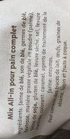 Pain Complet Ingredients