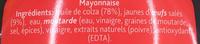 Belgian Mayon(n)aise Ingredients