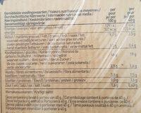 6 Tortillas Nutrition Label