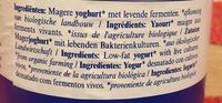 Yoghurt Maigre Ingredients