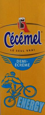 Ccmel Energy 6 X 1 L Halbvolle Schokoladenmilch Mit Traubenzucker