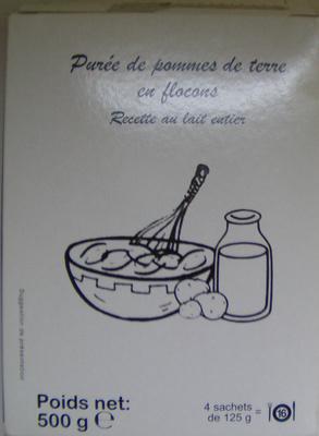 Pure De Pommes De Terre En Flocons Recette Au Lait Entier