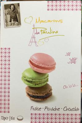 Macarons Fraise - Pistache - Chocolat