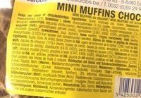 Mini Muffing Chocolade Ingredients