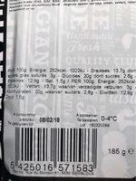 Triangle Bacon Ufs Nutrition Label