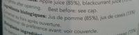 Jus De Pomme-Cassis Ingredients