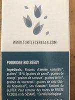 Porridge Bio Seedy Ingredients