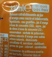 Fanta Orange (33 Cl) Ingredients