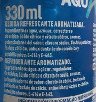 Aquarius Lemon Ingredients