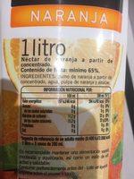 Minute Maid Nctar De Naranja Ingredients