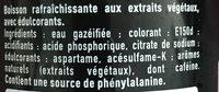 Coca Cola Zero Ingredients