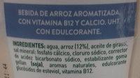 Arroz Ideal AdeS Ingredients