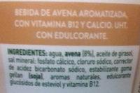 Avena De La Buena AdeS Ingredients