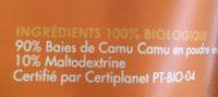 Camu Camu Poudre Ingredients