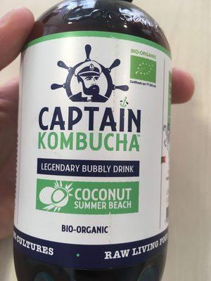 Kombucha Coconut Summer Beach 400ML Bio - Captain Kombucha