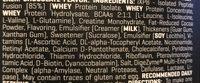Whey Hydro Isolate Ingredients