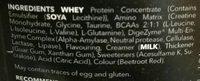 100% Whey Prime Ingredients