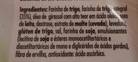 Tostas Integrais Ingredients