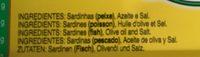 Ramioez Sardines O / Oil Ingredients